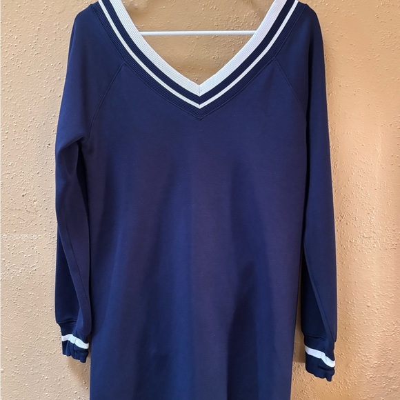 Offline by Aerie Navy Long Sleeve Dress - Picture 3 of 6